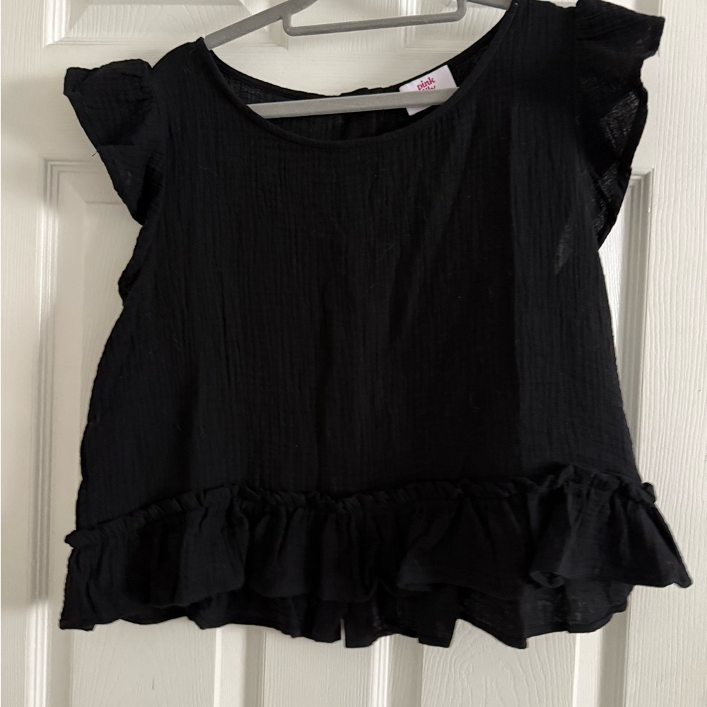 Cute Pink Lily crop top in large, never worn